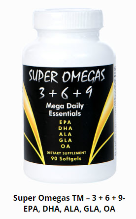 Super Omegas TM - 3+6+9 - EPA, DHA, ALA, GLA, OA 1